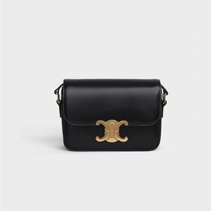 TEEN TRIOMPHE BAG IN SHINY CALFSKIN
BLACK